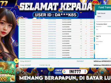 INI777 di Game Slot Mahjong Ways 2 RP.3.813.000 LUNAS bukti-30